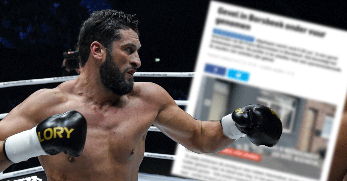 GLORY kickbokser Jamal Ben Saddik doorbreekt stilte