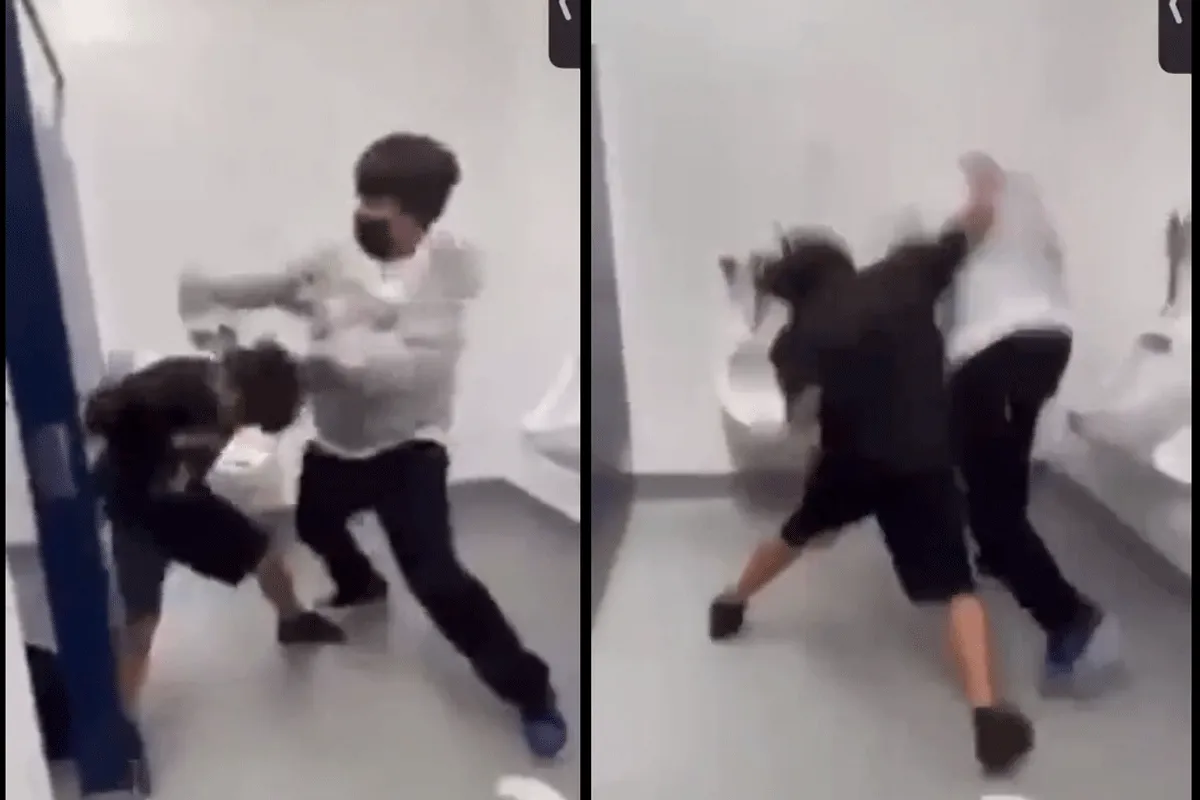 Jochie geeft pestkop pak slaag! 'Wraak is zoet' (video)