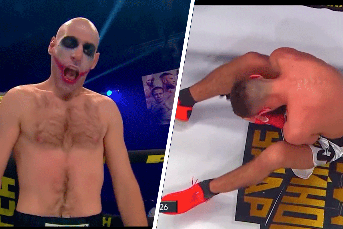 Russische'Joker' breekt rivaal in MMA-gevecht (video)