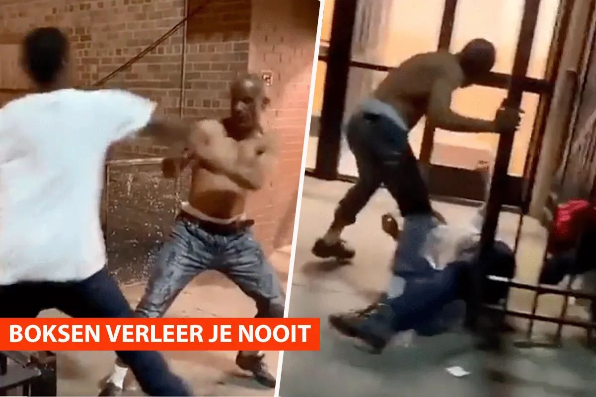 Jongen geklapt door oude man: 'Boksen verleer je niet'