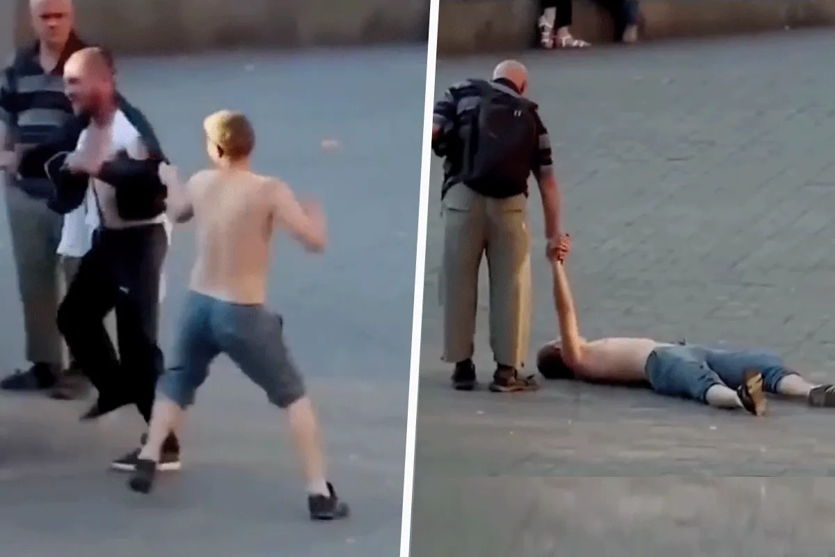 Pak slaag na slaan willekeurig slachtoffer: 'Karate Kid krijgt karma'