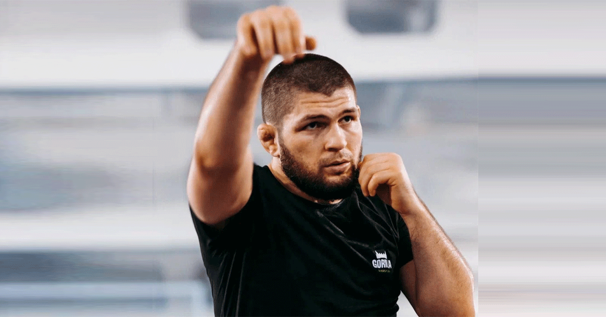 Khabib slaat UFC droomgevecht af: 'Wil legende niet breken' (video)