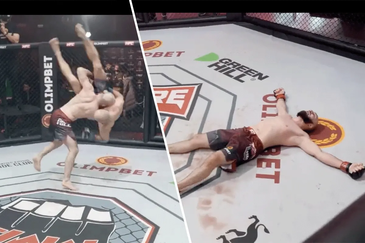Uitgeflipte Rus gooit rivaal keihard knock-out (video)