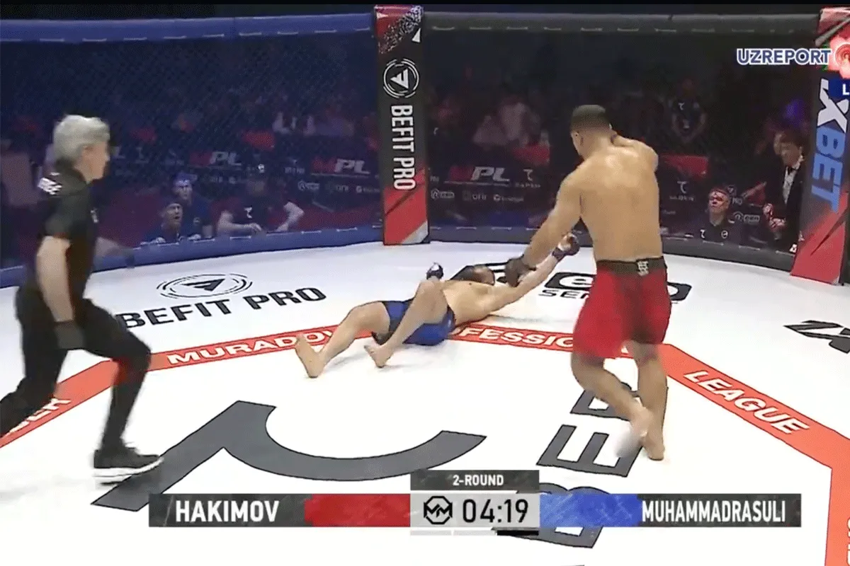 'Holy headkick!' Kooivechter 'KO' na vies trucje (video)