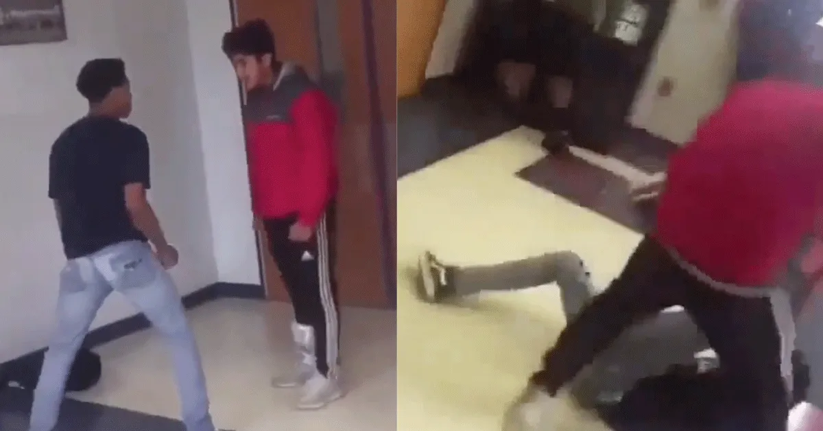 Nerd straft pester af! 'Onderschat kickboksen niet'