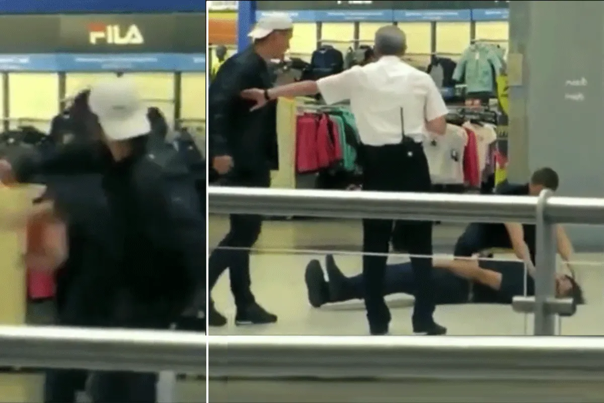 Kickbokser trapt aanvaller 'KO'! Domme actie