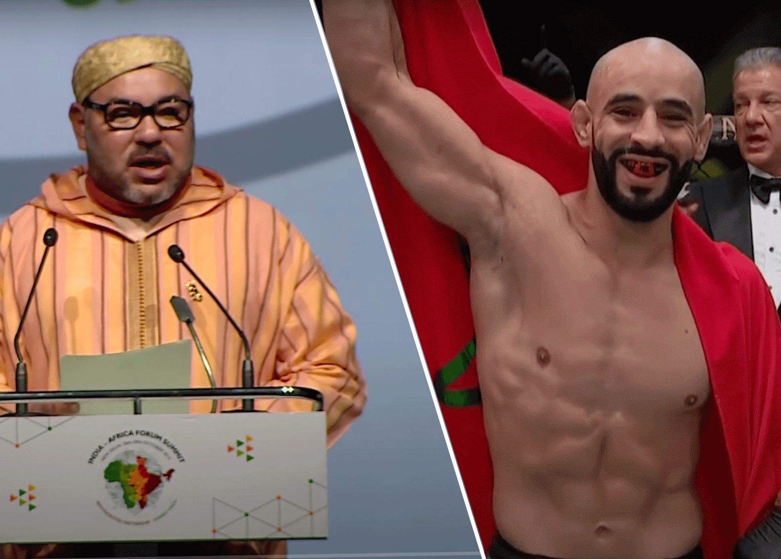 Marokkaanse Koning speelde rol bij opheffen ontslag UFC-vechter Azaitar
