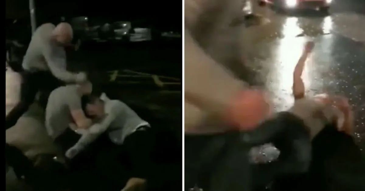 Kopschoppende kaalkop trapt man 'KO': 'Het is geen voetbal'