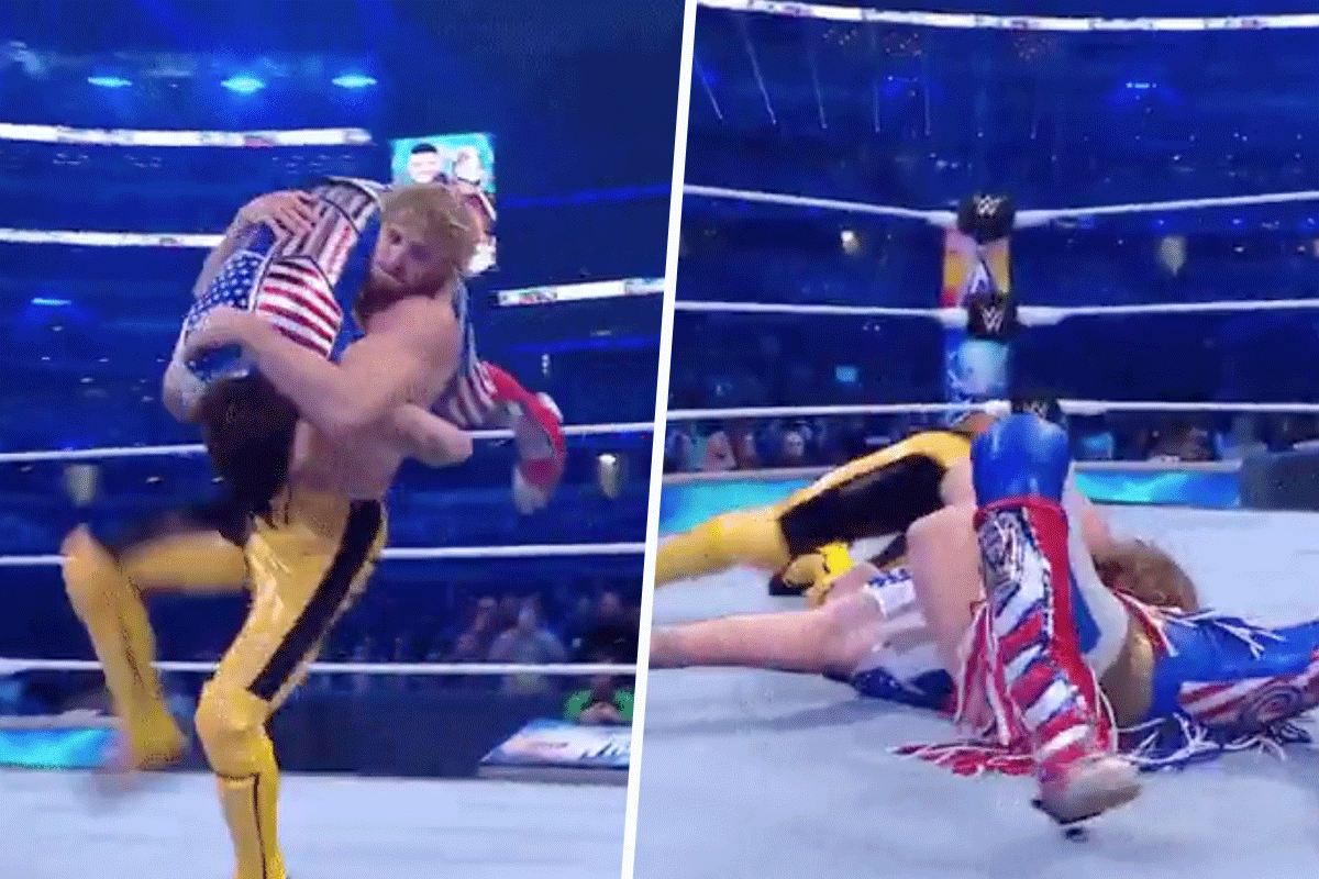 ZIEN! Bokser Logan Paul maakt indruk bij WWE-debuut: 'He got moves'