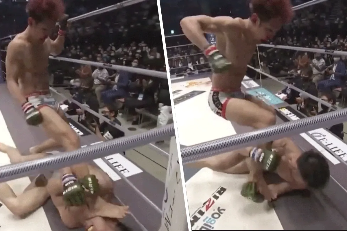 Vechter 'Kopschopt' rivaal KO in gemeen gevecht (video)