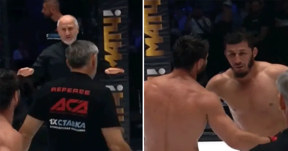 'Oprotten jullie!' Woeste vechtbaas stopt MMA-wedstrijd