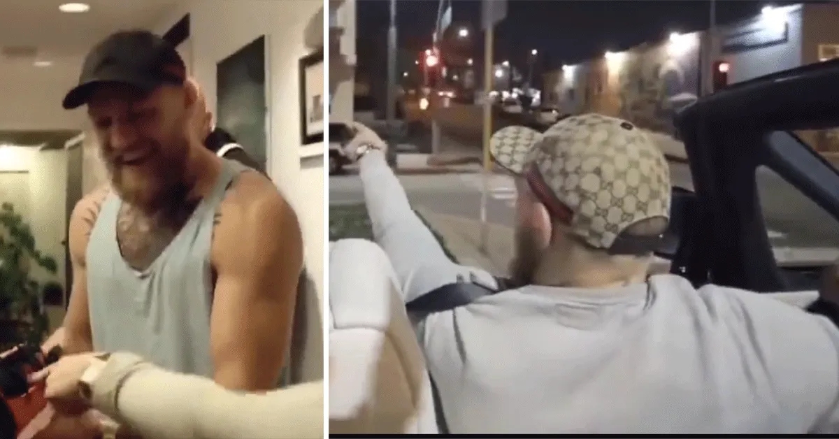 'Top actie': UFC-ster McGregor verrast fan! (video)