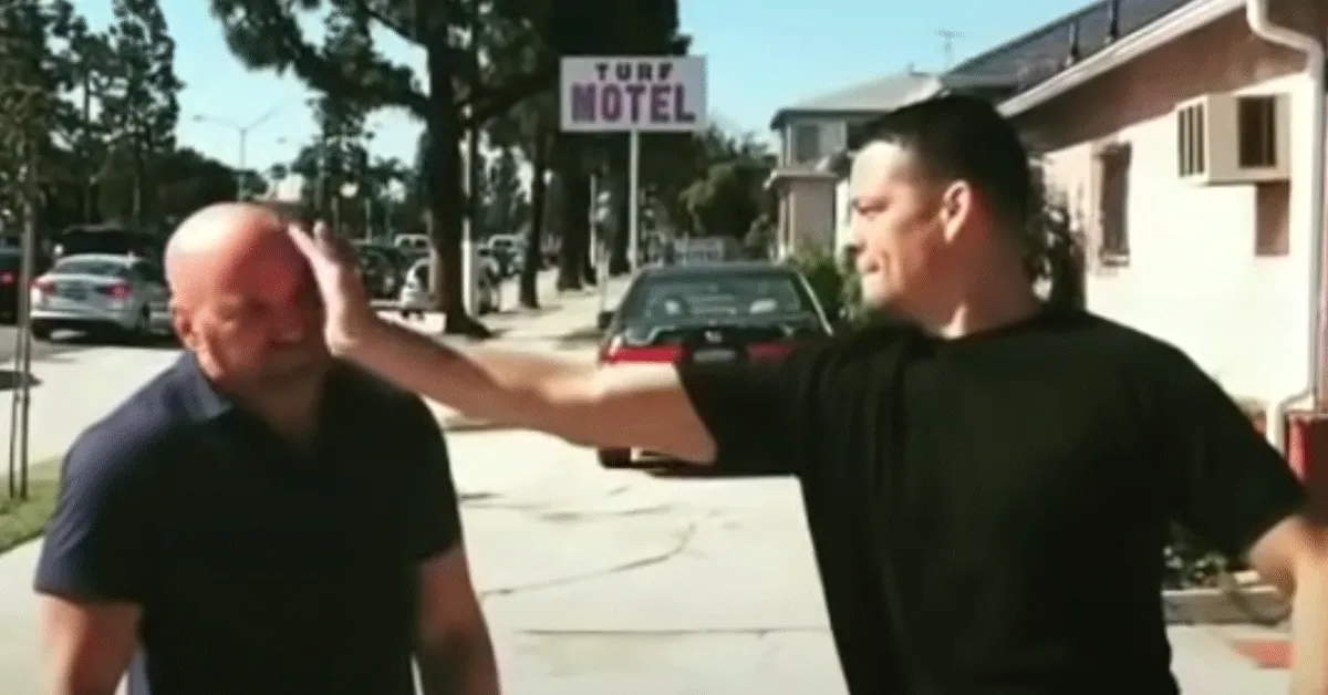 UFC-ster Diaz deelt klap uit aan vechtbaas White: 'Kan ik nu gaan'