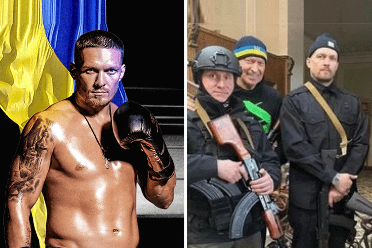 Russische soldaten pikken eigendom boksicoon Usyk in