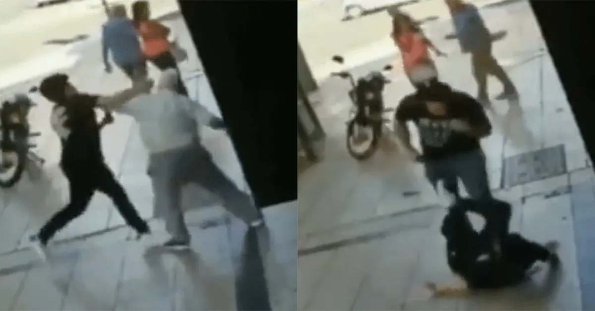 Opa mepper vangt klappen: 'Pak aan tuig' (video)