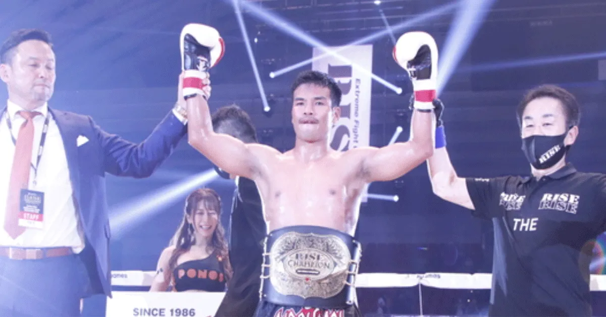 UNIEK! Glory kampioen Petch pakt RISE wereldtitel met verslaan Haraguchi (video)