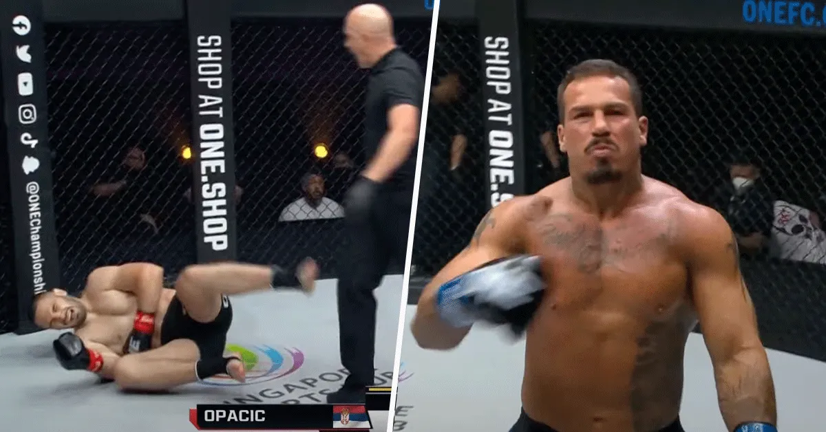 Knock-out koning Inocente sloopt rivaal Opačić in kickboks klassieker (video)