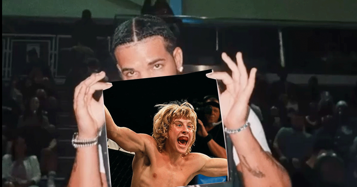 'Oh shit, dikke Rollie!' Rapper Drake komt belofte na aan UFC-vechter