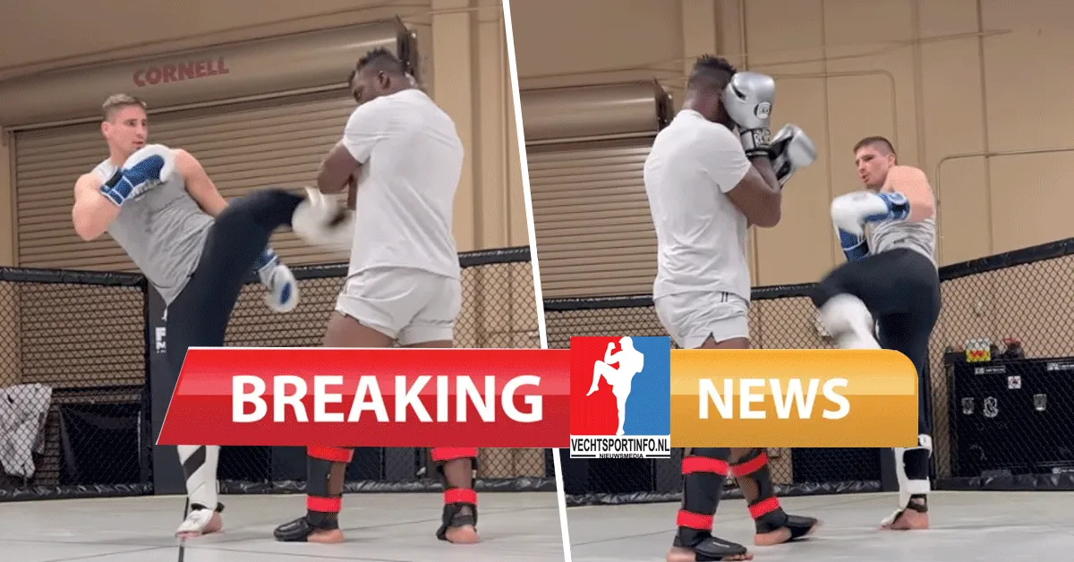 Video Glory's Verhoeven vs UFC-ster Ngannou vrijgegeven! 'It's time to kill'