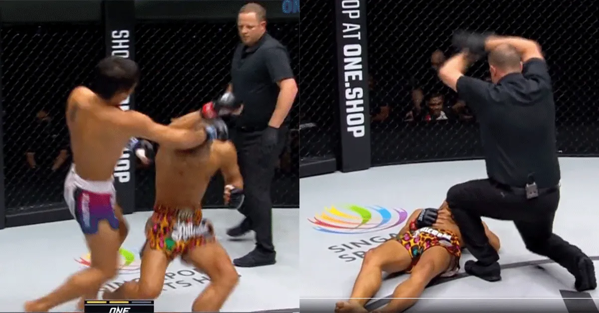 'Slaap ze Irene!' Dikke bom knockout in Singapore | video