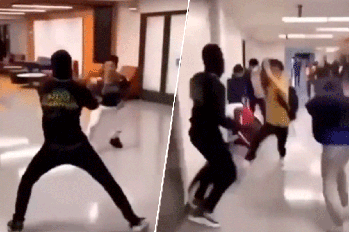 Gepeste Jongen MEPT aanvallers van zich af! 'School Ninja' (video)