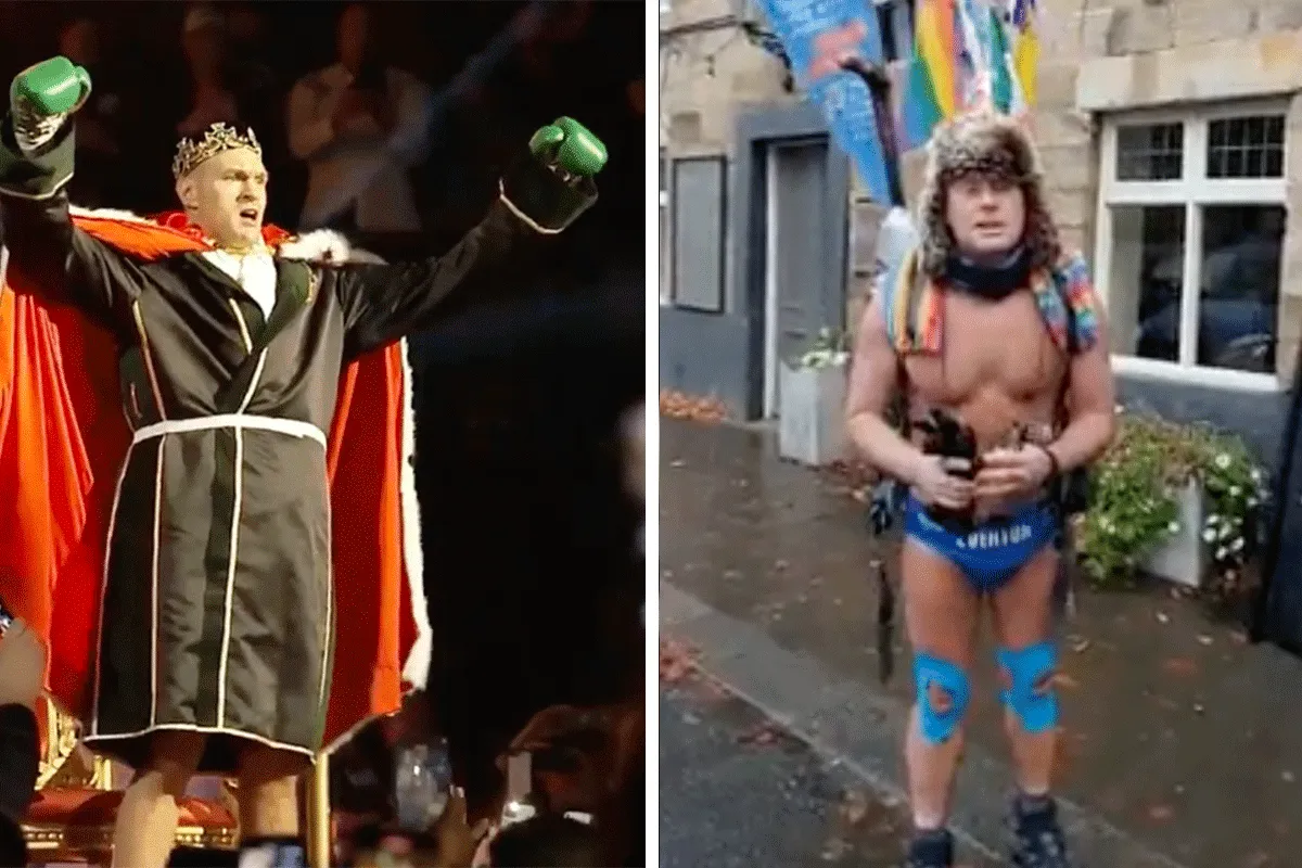 'Speedo man' daagt Tyson Fury uit voor boksclash (video)