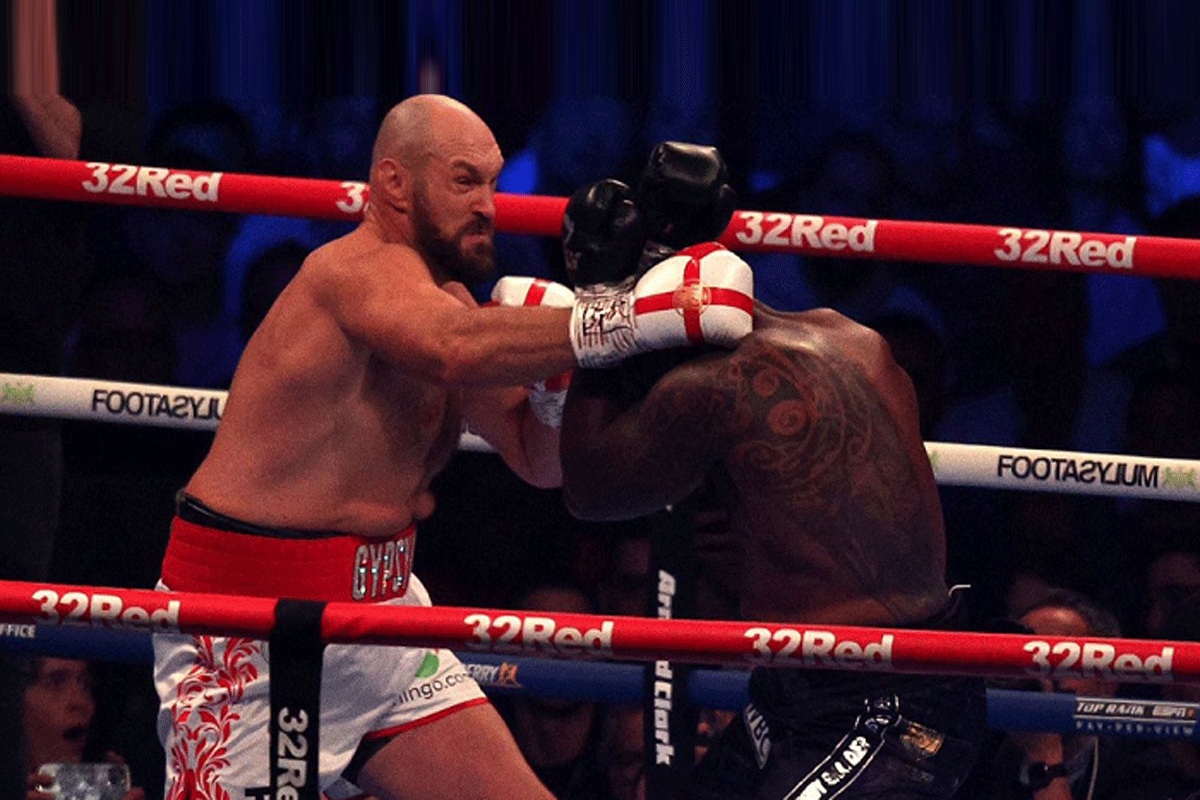 Tyson Fury slaat Dillian Whyte knock-out (video)