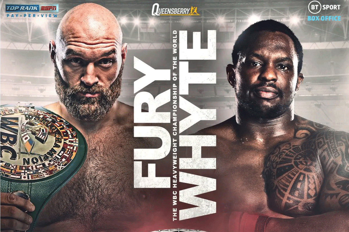 Vervangende tegenstander Fury vs Whyte gevecht 'Standby'