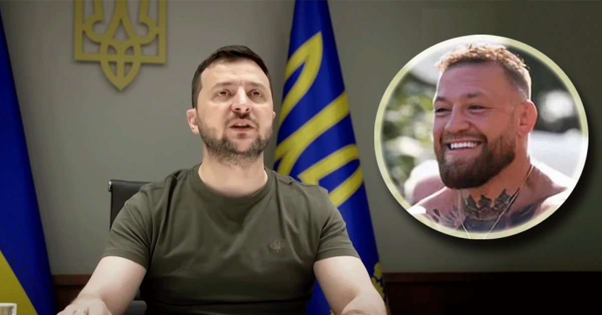 UFC-ster McGregor op zwarte lijst Oekraïense president Zelensky