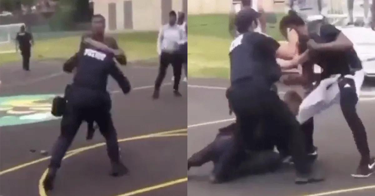 Agent vangt klappen van irritante kerel! Pepperspray fail (video)