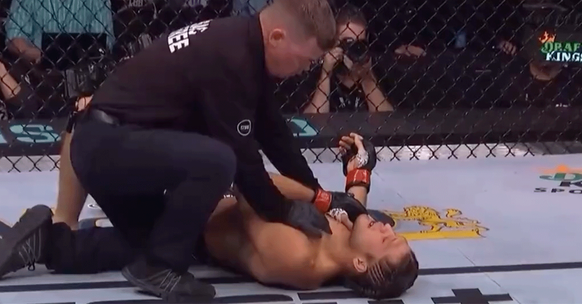'kapot geslagen!' UFC'er Ortega zwaar gehavend in gevecht