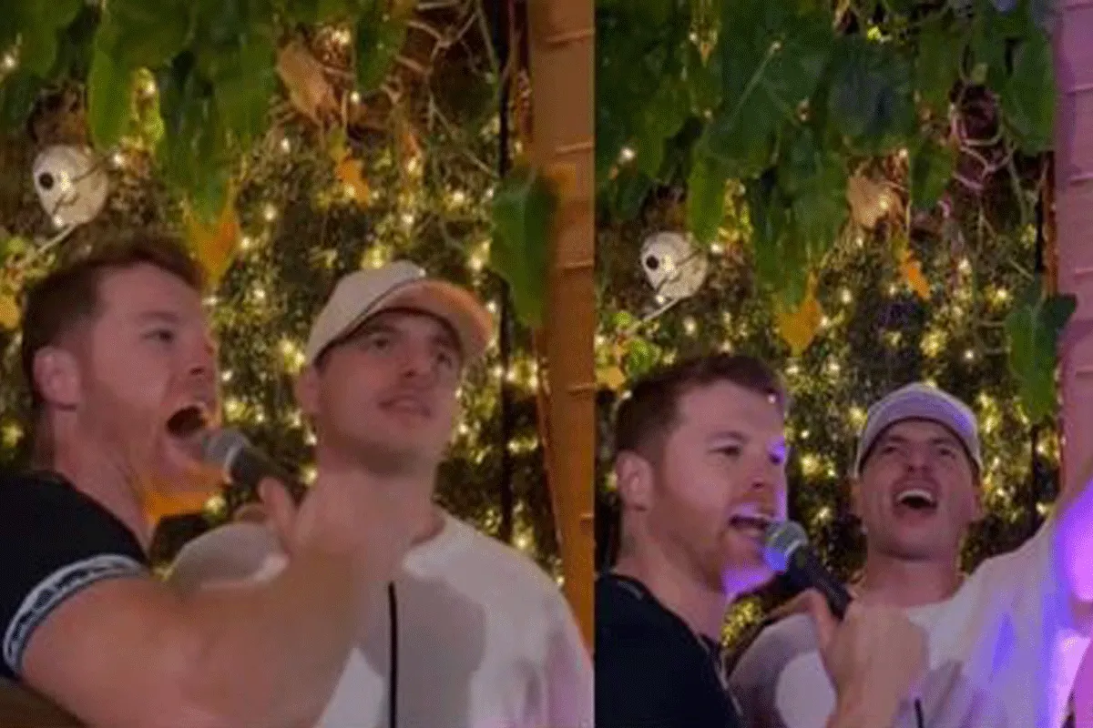 'Let’s f*ck shit up!' Verstappen en topbokser Canelo partyen hard