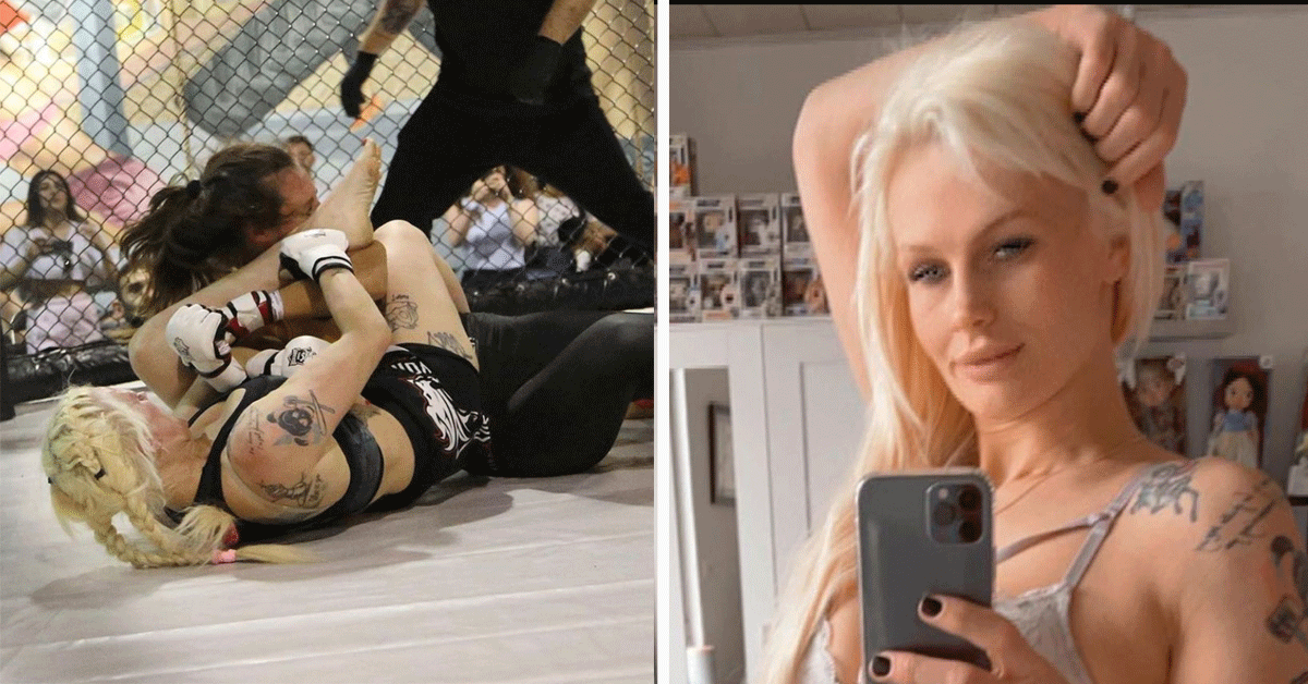 GEEN PORNO: Wel genieten van sexy vechter Cindy Dandois