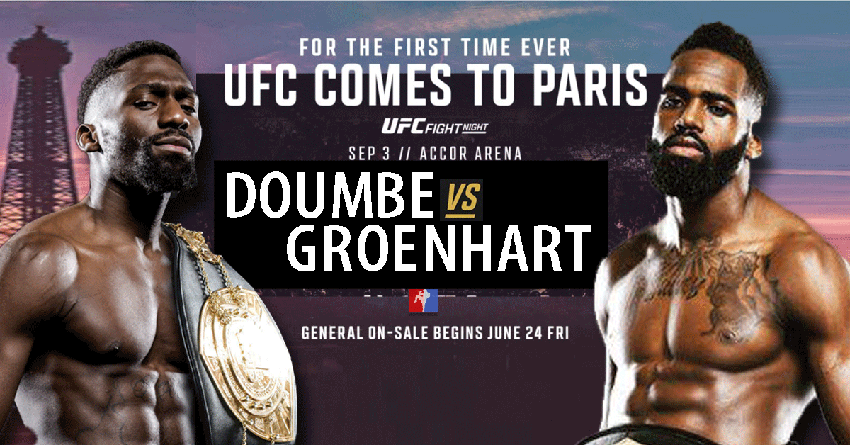 UFC Parijs! Doumbe vs Groenhart twee vliegen in één klap