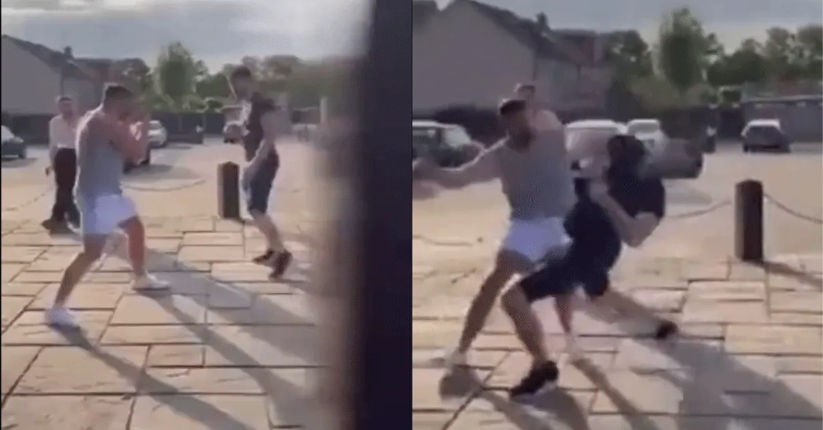 Straatbokser deelt fatale klap uit! 'Ik zei het je toch' (video)