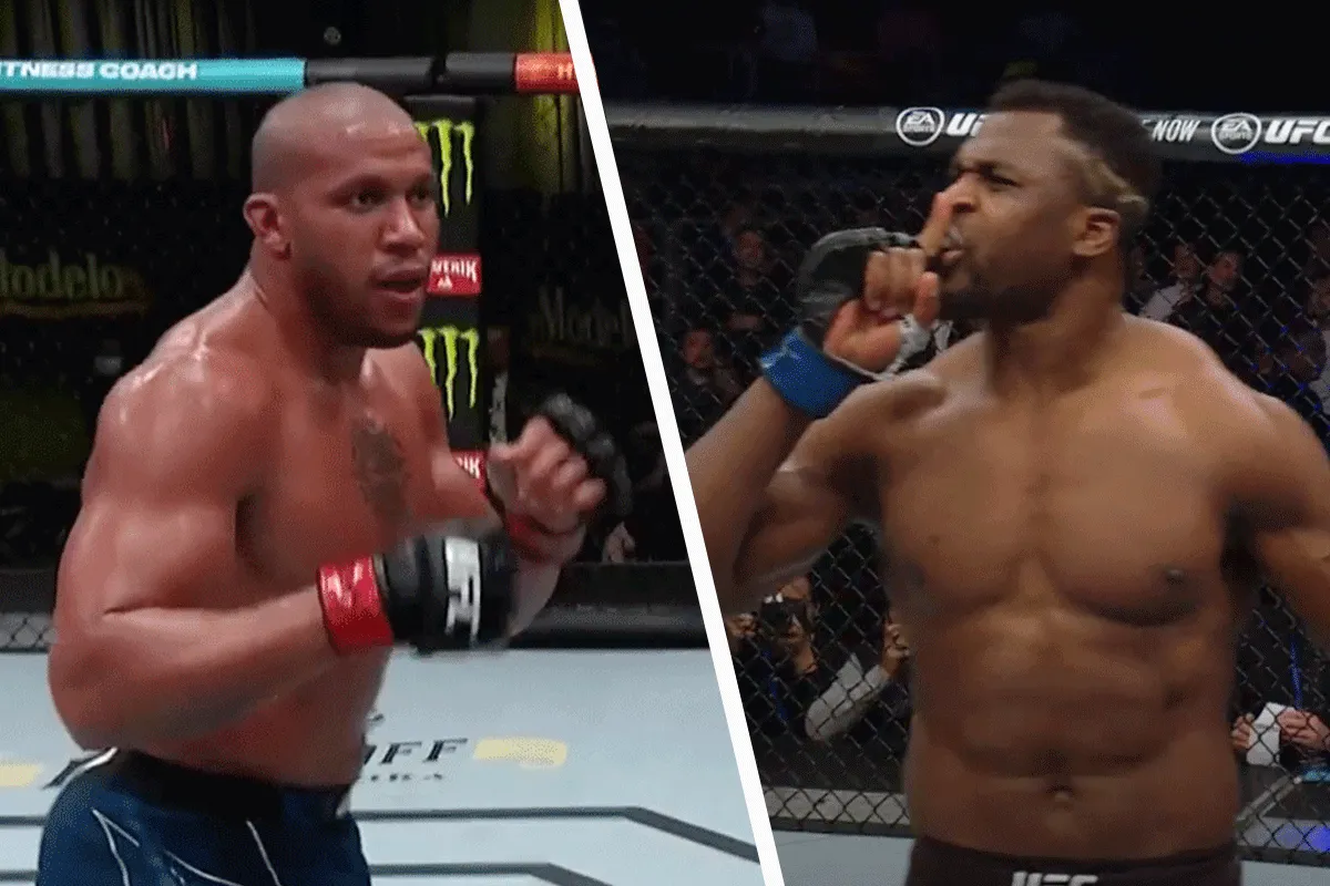 Ngannou ging voor UFC-contract rivaal Gane liggen