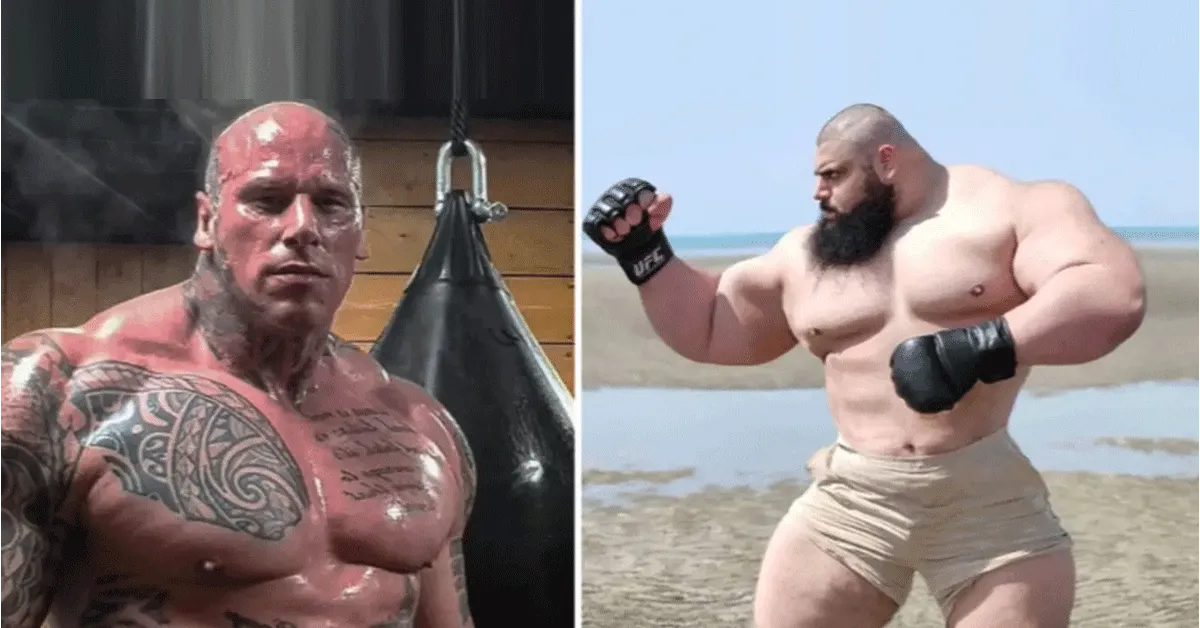 ‘Schijtbak!’ Iraanse Hulk slaat terug naar Engste man (video)