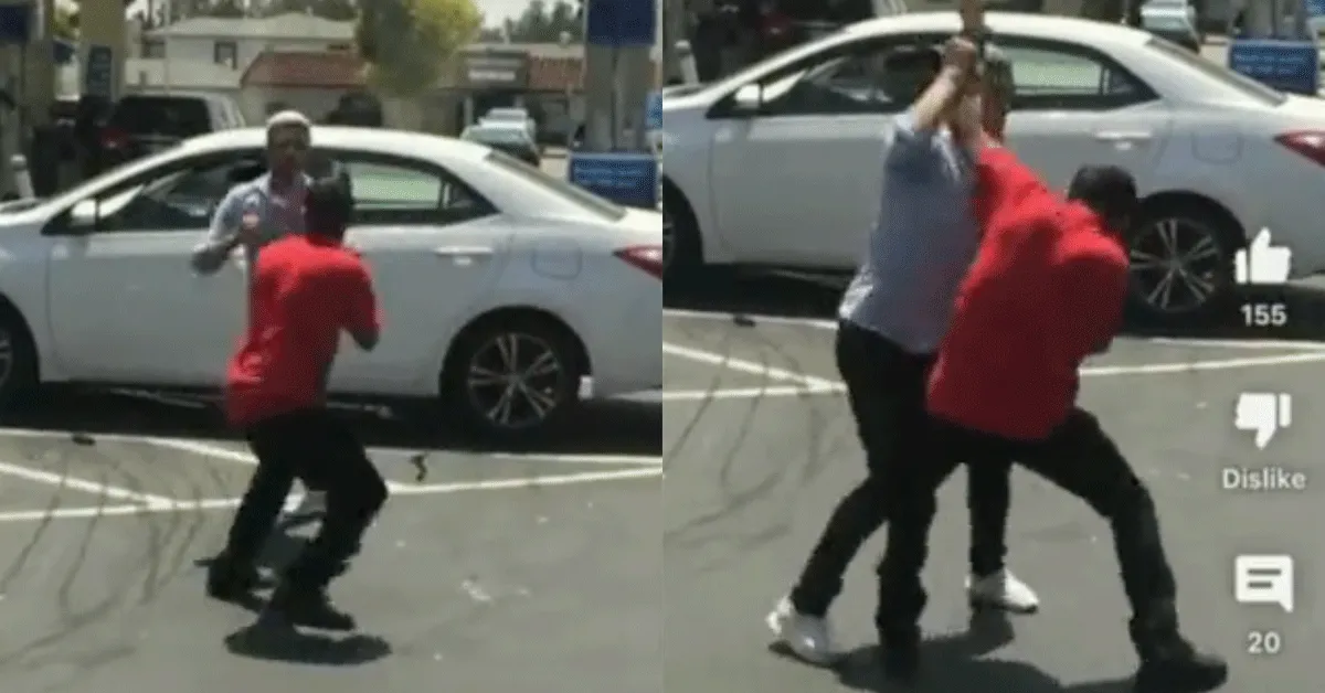 SnackBoy vecht met fastfood medewerker: 'Jack in the box' (video)