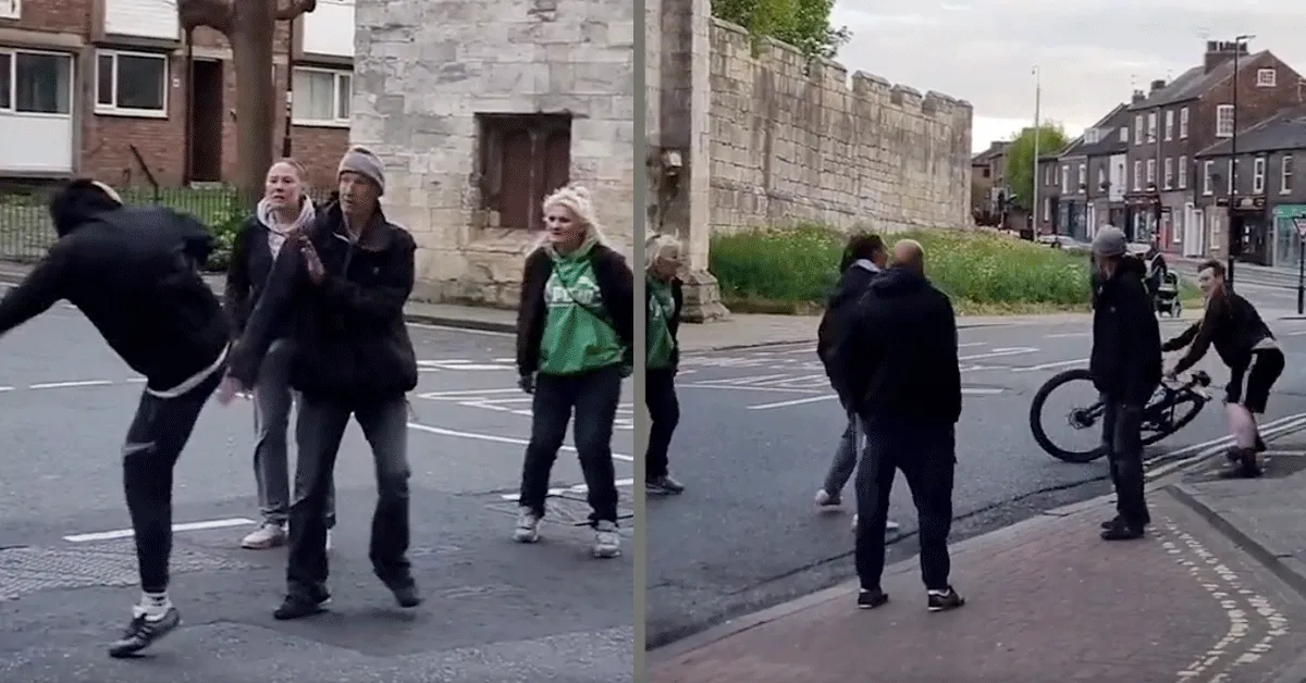 Zien! Gevecht kickboks wappie loopt in het 100: 'Schreeuw wijven' (video)
