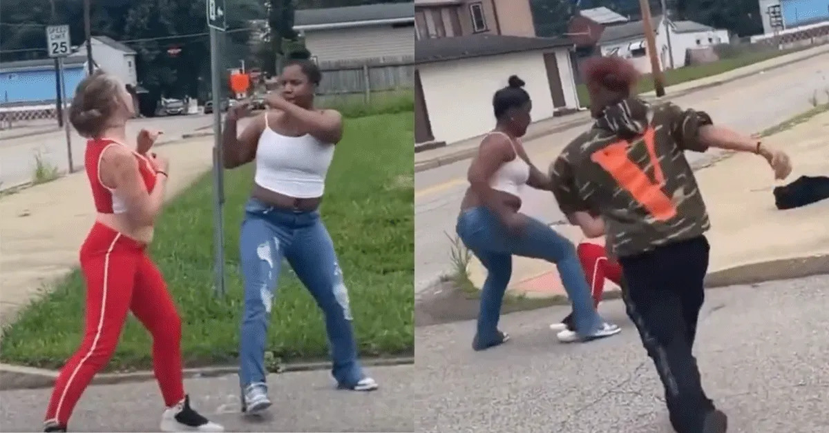 2 tegen 1! Meiden pakken verkeerde, krijgen koekje van eigen deeg (video)