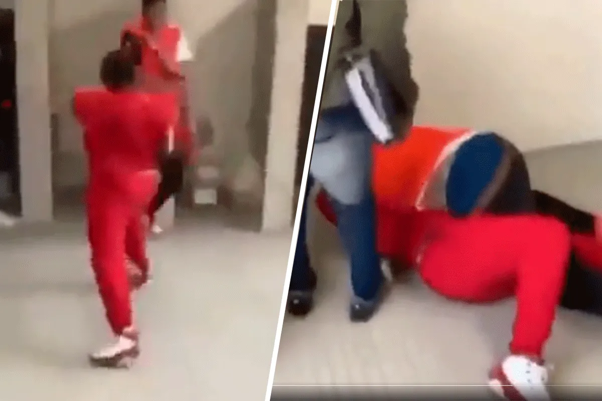 Pestkop pakt de verkeerde! 'Bruce Lee wraak' (video)