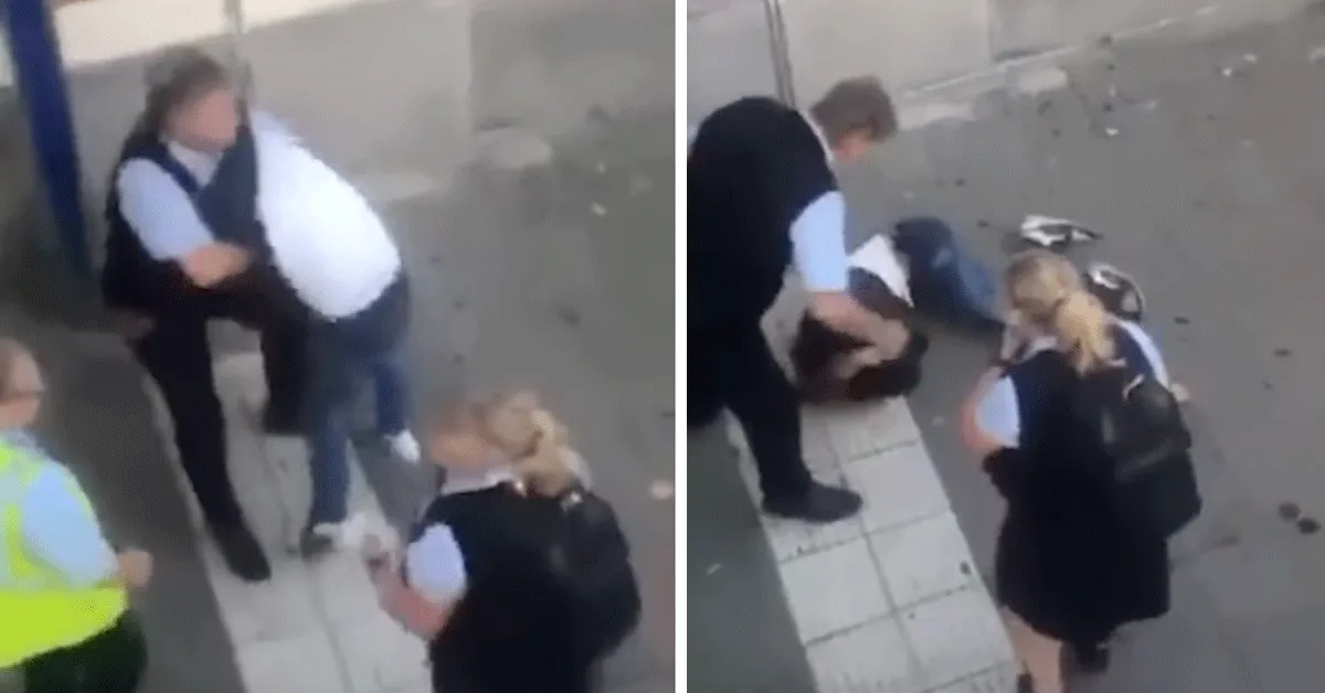 Conducteur slaat lastpak neer in MMA-stijl op station Hoorn (video)