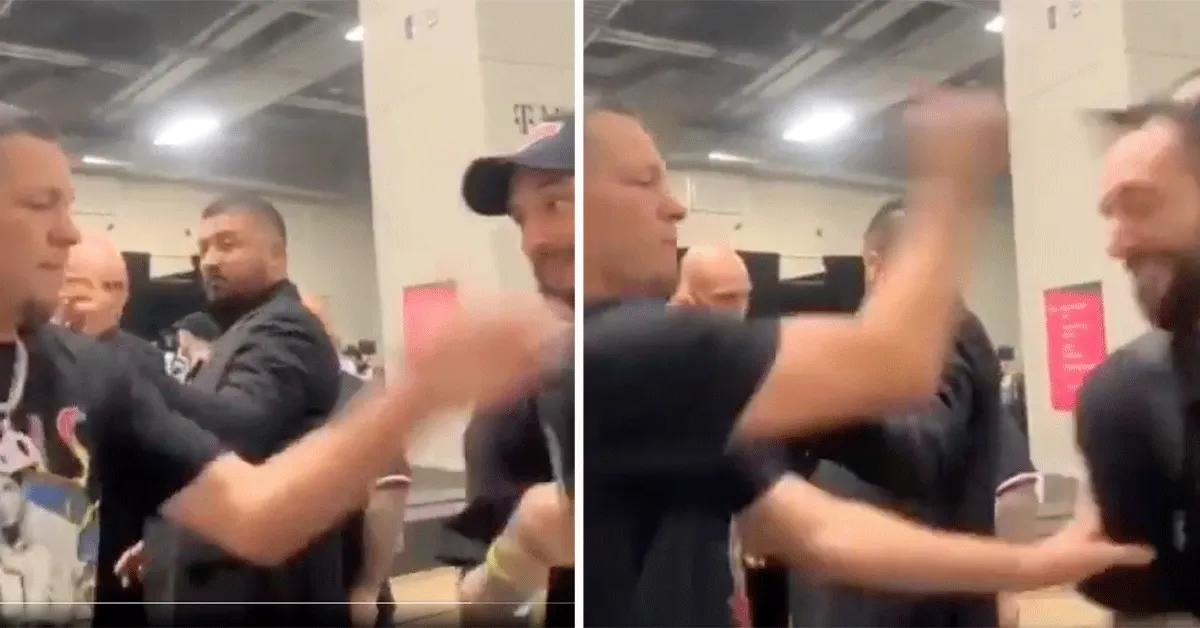 Reporter krijgt klappen van UFC-ster Nate Diaz! 'Wraakactie' (video)
