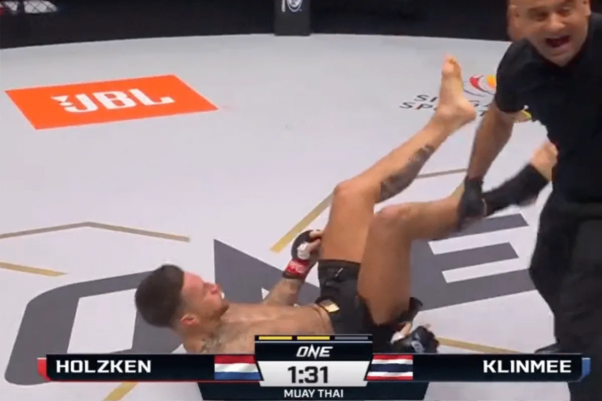 Nieky Holzken 'KO' door vernietigende stoot van Thaibokser (video)