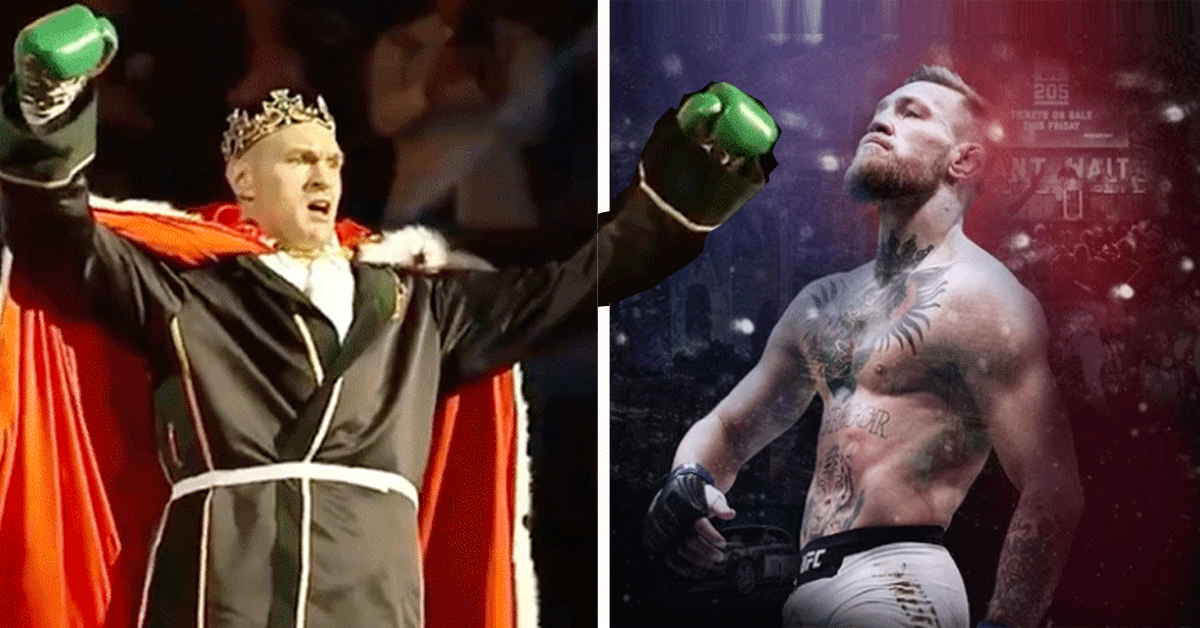 Boksicoon Fury stoot UFC-ster McGregor van troon: 'Dik spaarvarken'