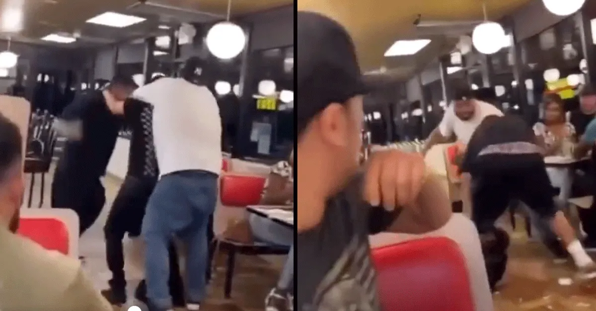 Knokken in Pannenkoekenhuis! 'Houdt je wafel!' (video)