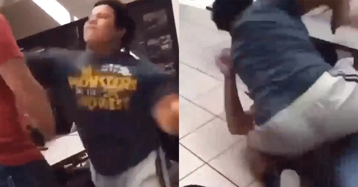 Pestjoch vangt klappen van jongen met Jiu-Jitsu skills (video)