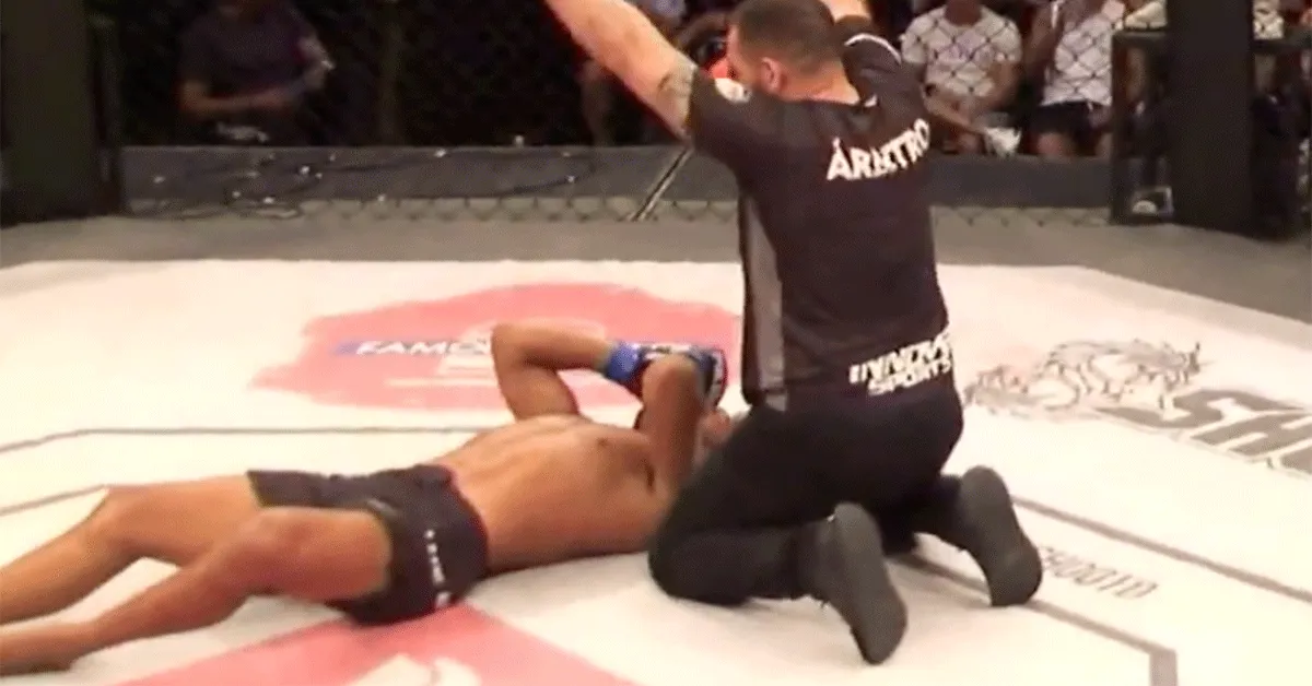 Hartverzakking door Bloedstollende knock-out! 'Jaaaaaa' (video)