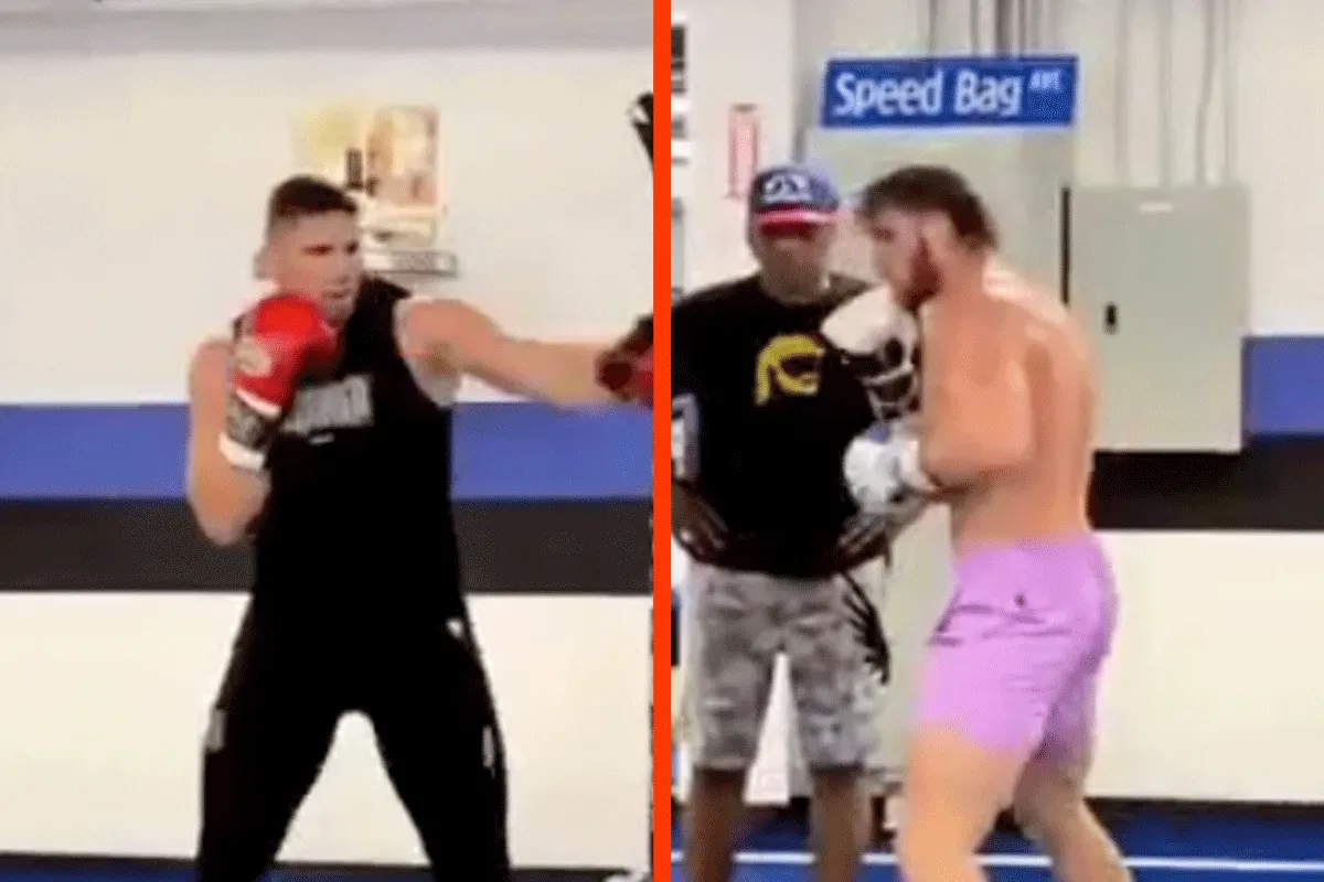 Rico Verhoeven en Logan Paul boksen erop los in de gym (video)