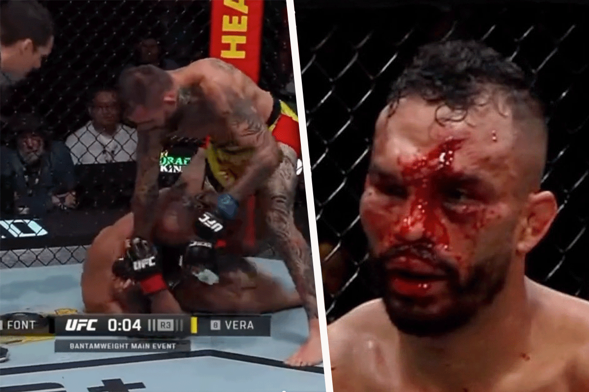 Bloedig gevecht: Marlon Vera domineert Rob Font in UFC knaller